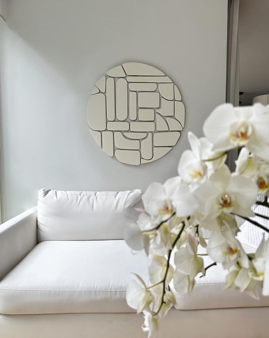 Perplex Serisi Daire Beyaz