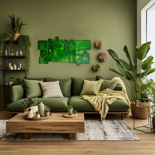 Perplex Serisi Yeşil Dikey