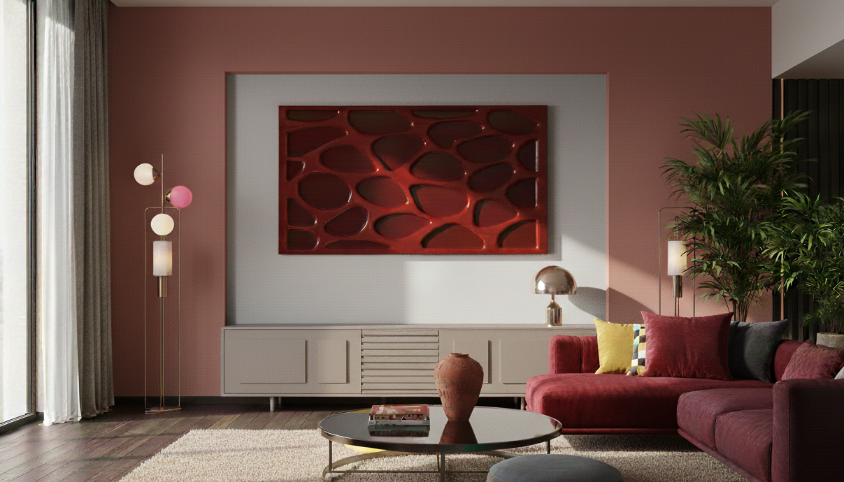 Ovo Serisi Bordo Parlak